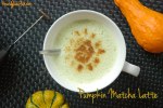 Kürbis-Matcha-Latte / Pumpkin Matcha Latte